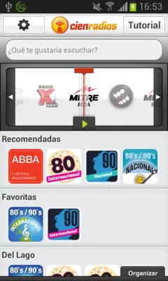 Cienradios android App screenshot 2